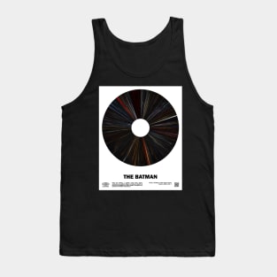 minimal_The_Batman Warp Barcode Movie Tank Top